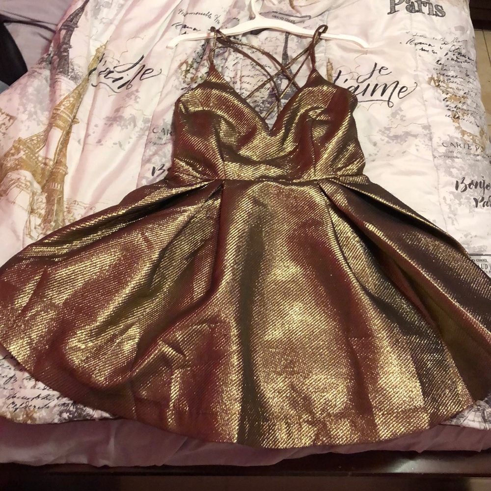 Avenue Metallic Dress
